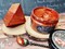 Art Extravagance - Jewel Texture Paste - Crushed Amber - 1 jar, 100ml (3.4 fl oz)